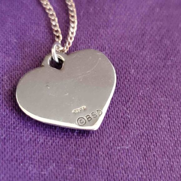 Bob Siemon Sterling Silver‎ Heart Necklace NWOT - Picture 5 of 6